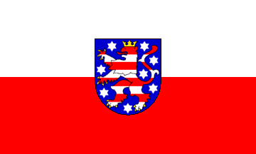 Thüringen Landesdienstflagge